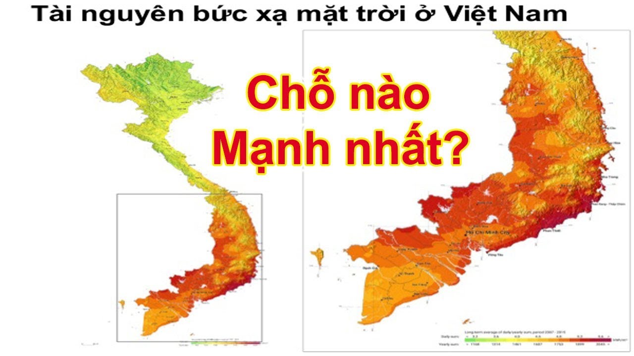 Tài nguyên bức xạ mặt trời ở Việt Nam