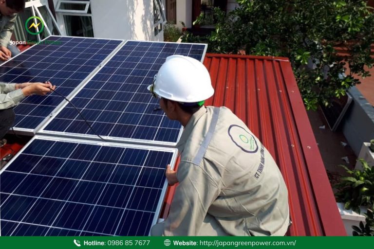 Lắp đặt điện mặt trời tại huyện Ứng Hòa - Hà Nội