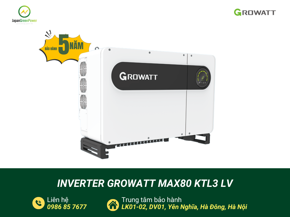 Inverter Growatt MAX80 KTL3 LV