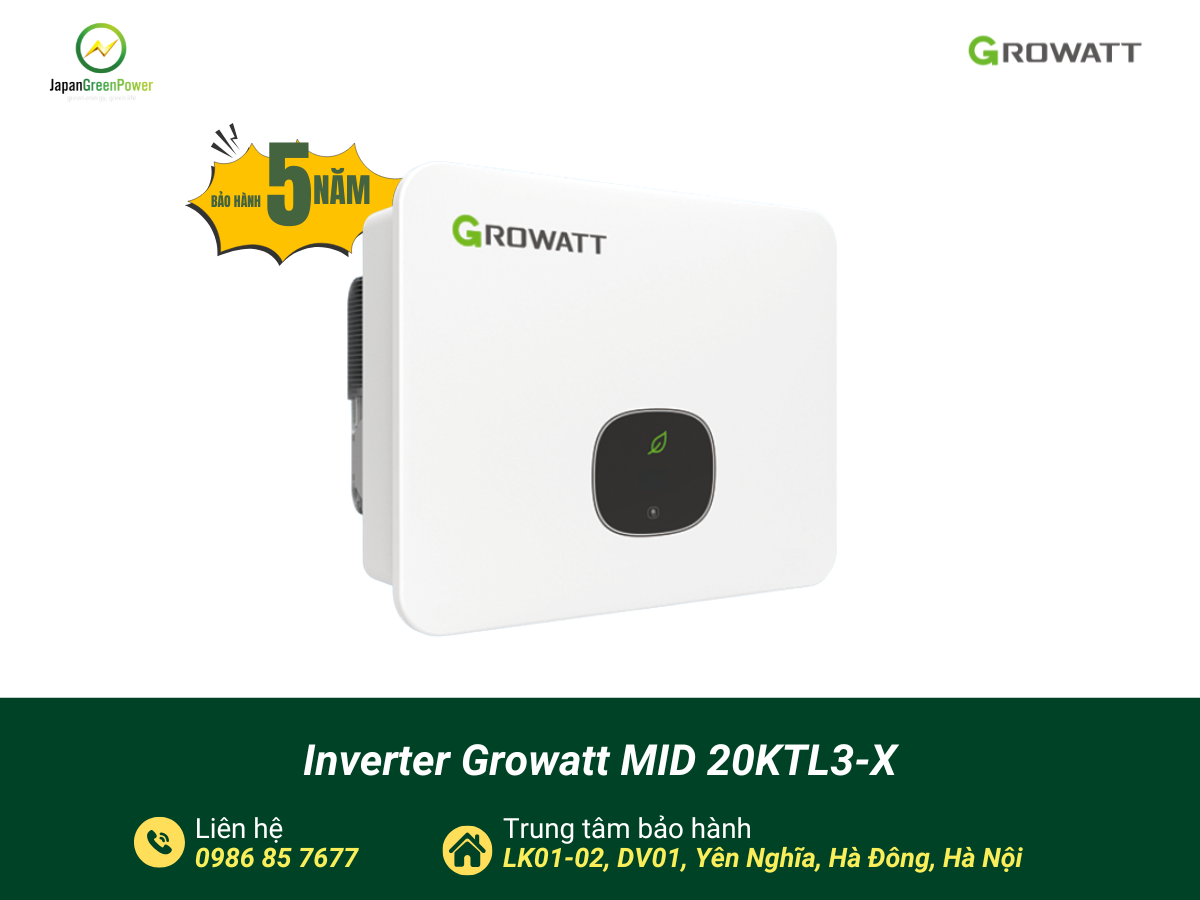 Inverter Growatt MID 20KTL3-X