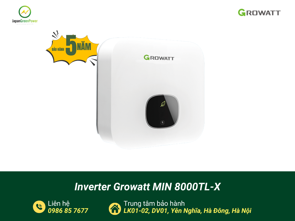 Inverter Growatt MIN 8000TL-X