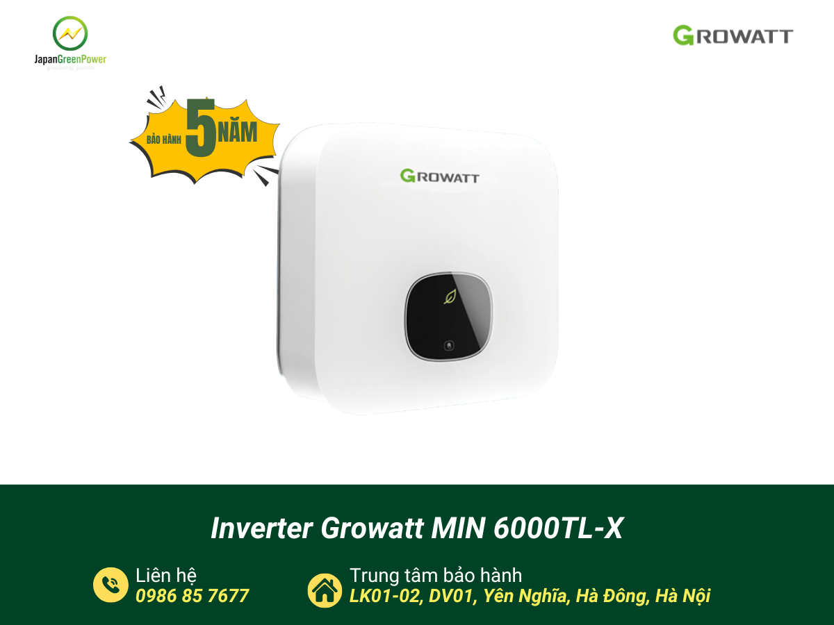 Inverter Growatt MIN 6000TL-X