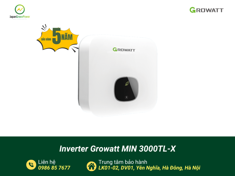 Inverter Growatt MIN 3000TL-X