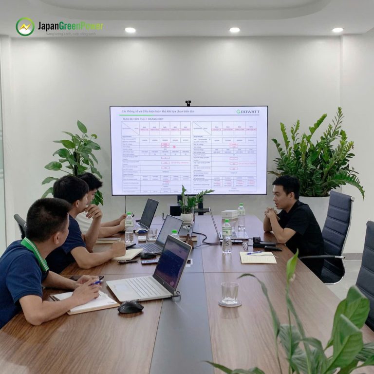 [JGP & Growatt] Đào tạo bảo hành thiết bị của nhà máy Growatt