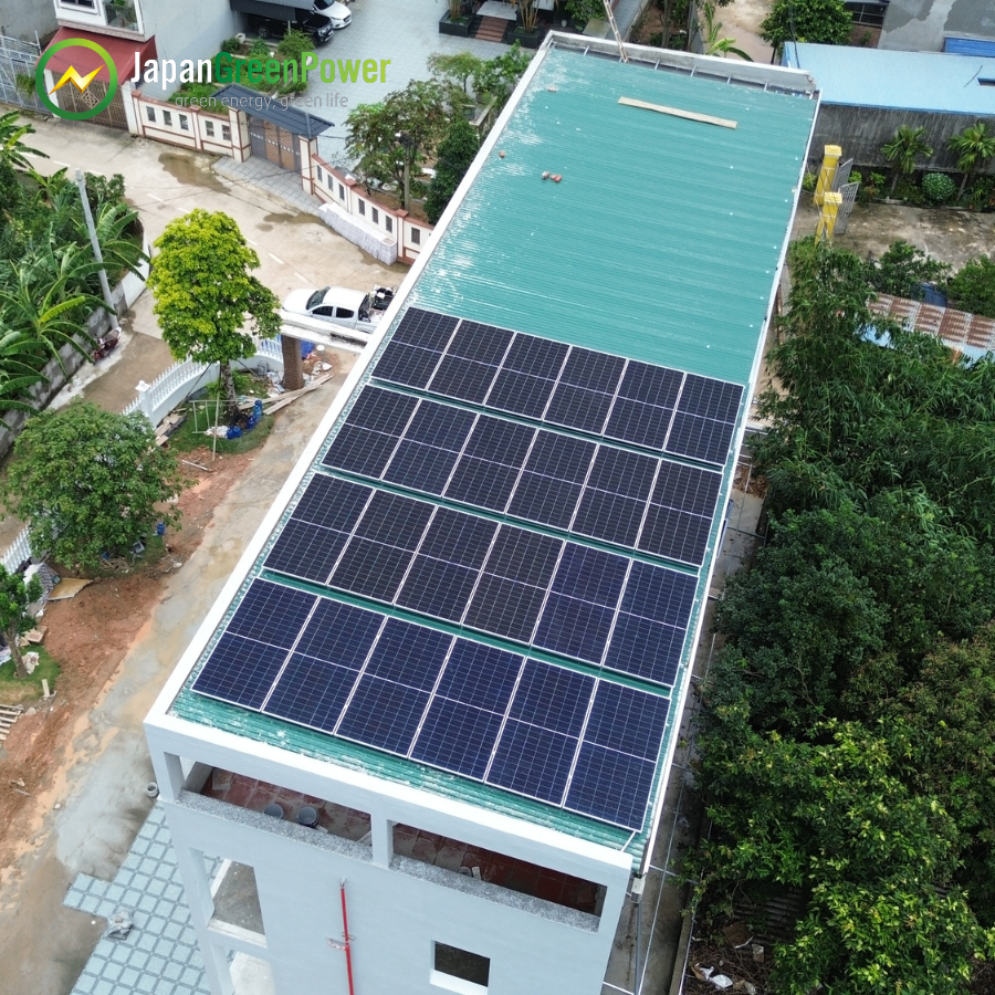 Lắp đặt điện mặt trời tại Thái Nguyên - Phổ Yên 14.8kWp