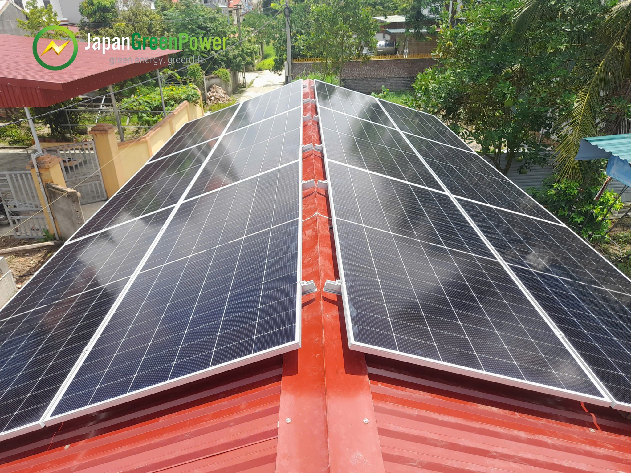 Lắp đặt điện mặt trời tại Hải Dương 7.44kWp