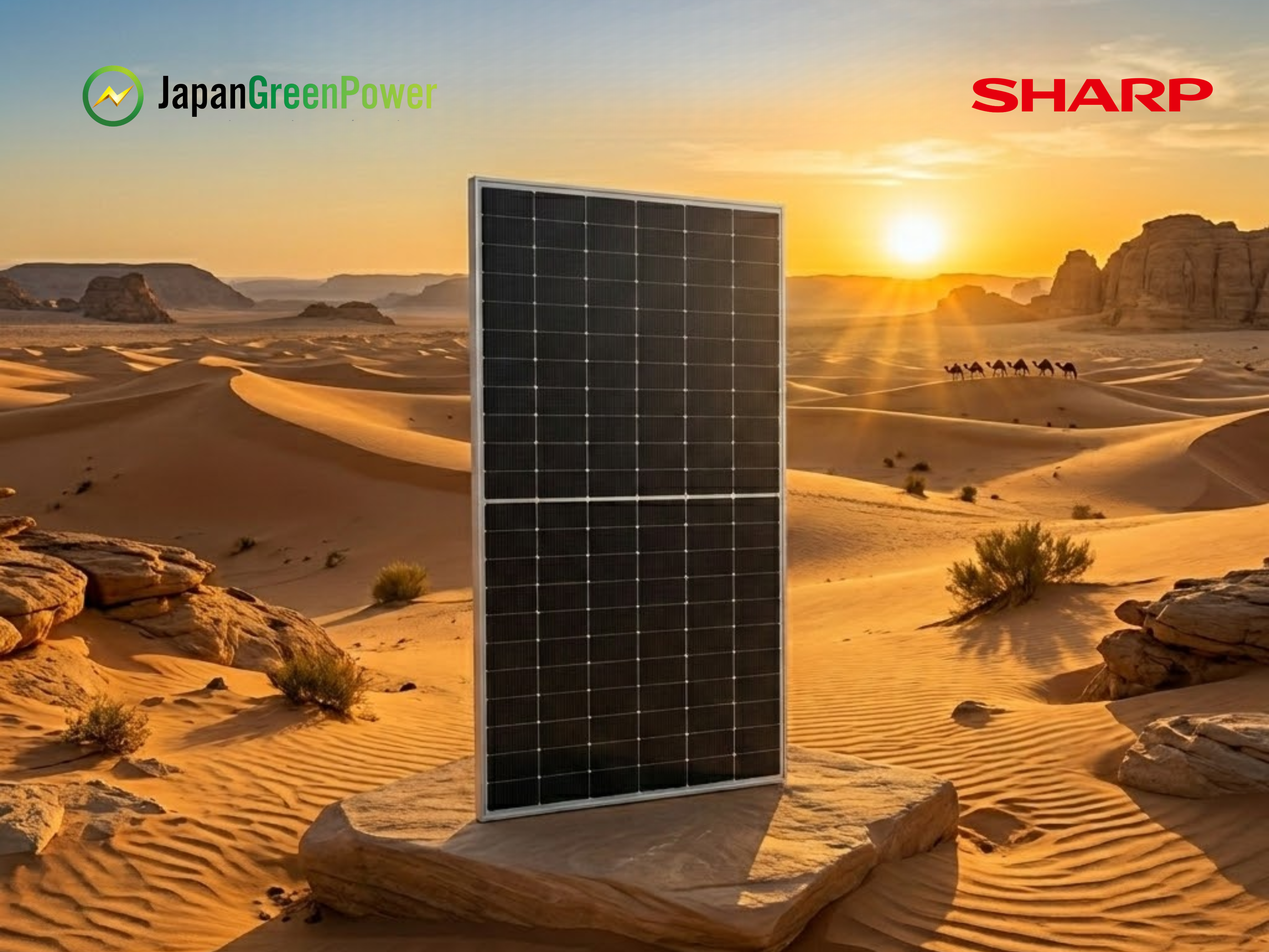 Tấm pin mặt trời Sharp: Tăng thêm sản lượng nhờ công nghệ hai mặt rút ngắn thời gian hoàn vốn