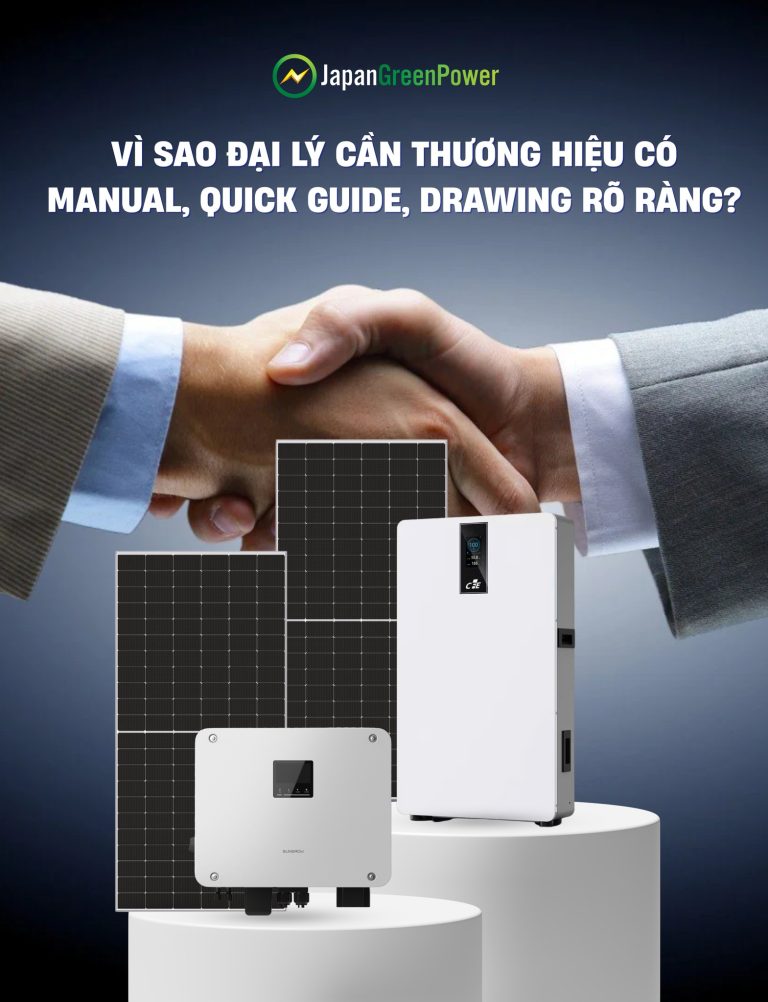 Chính sách đại lý điện mặt trời không chỉ là giá tốt mà còn là tài liệu rõ ràng