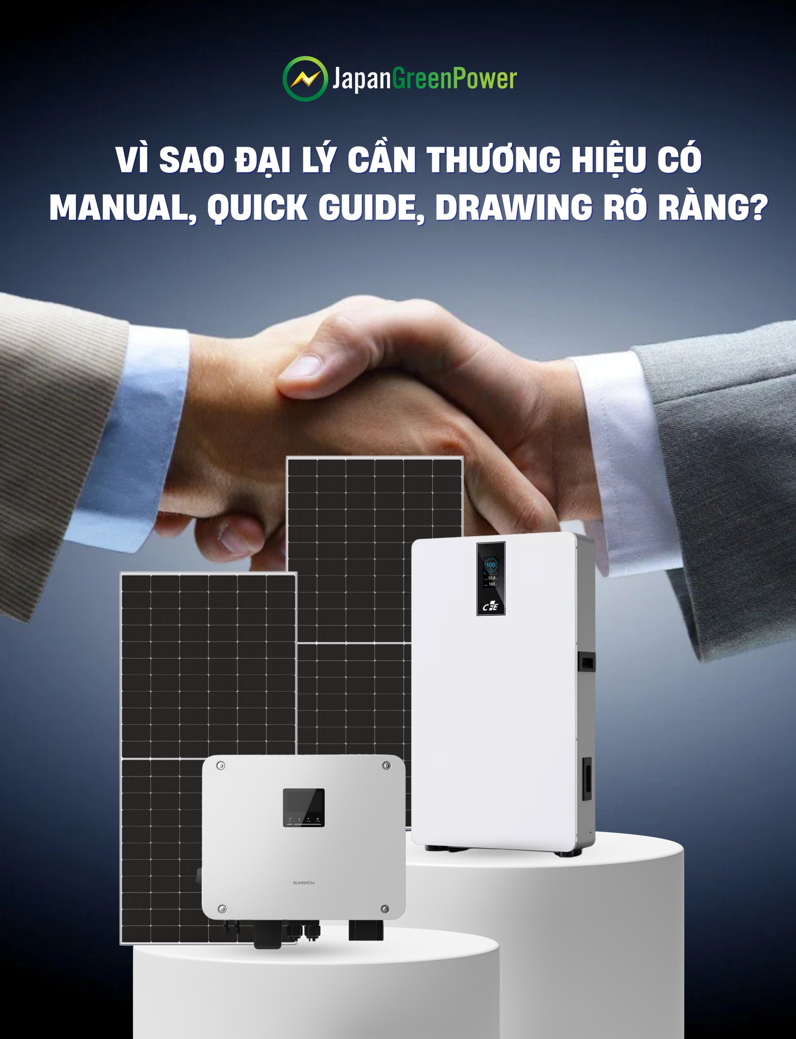 Chính sách đại lý điện mặt trời không chỉ là giá tốt mà còn là tài liệu rõ ràng