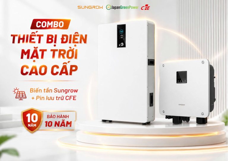 Biến tần Sungrow + pin lưu trữ CFE: combo dễ bán theo bộ