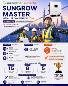 Cuộc thi kỹ thuật Sungrow 2026 – SUNGROW MASTER INSTALLER COMPETITION 2026 – VIETNAM STATION